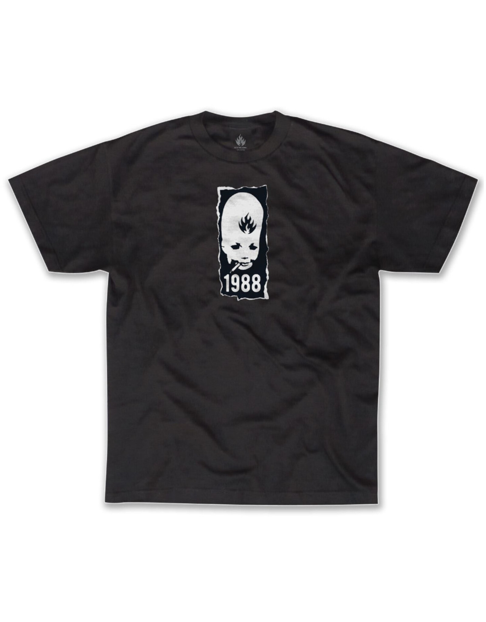 Black Label Black Label Tee Thumbhead Torn S/S (Black)