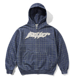 Butter Goods Butter Goods Hood Amplify Zip-Thru (Washed Navy Plaid)