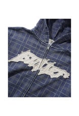 Butter Goods Butter Goods Hood Amplify Zip-Thru (Washed Navy Plaid)