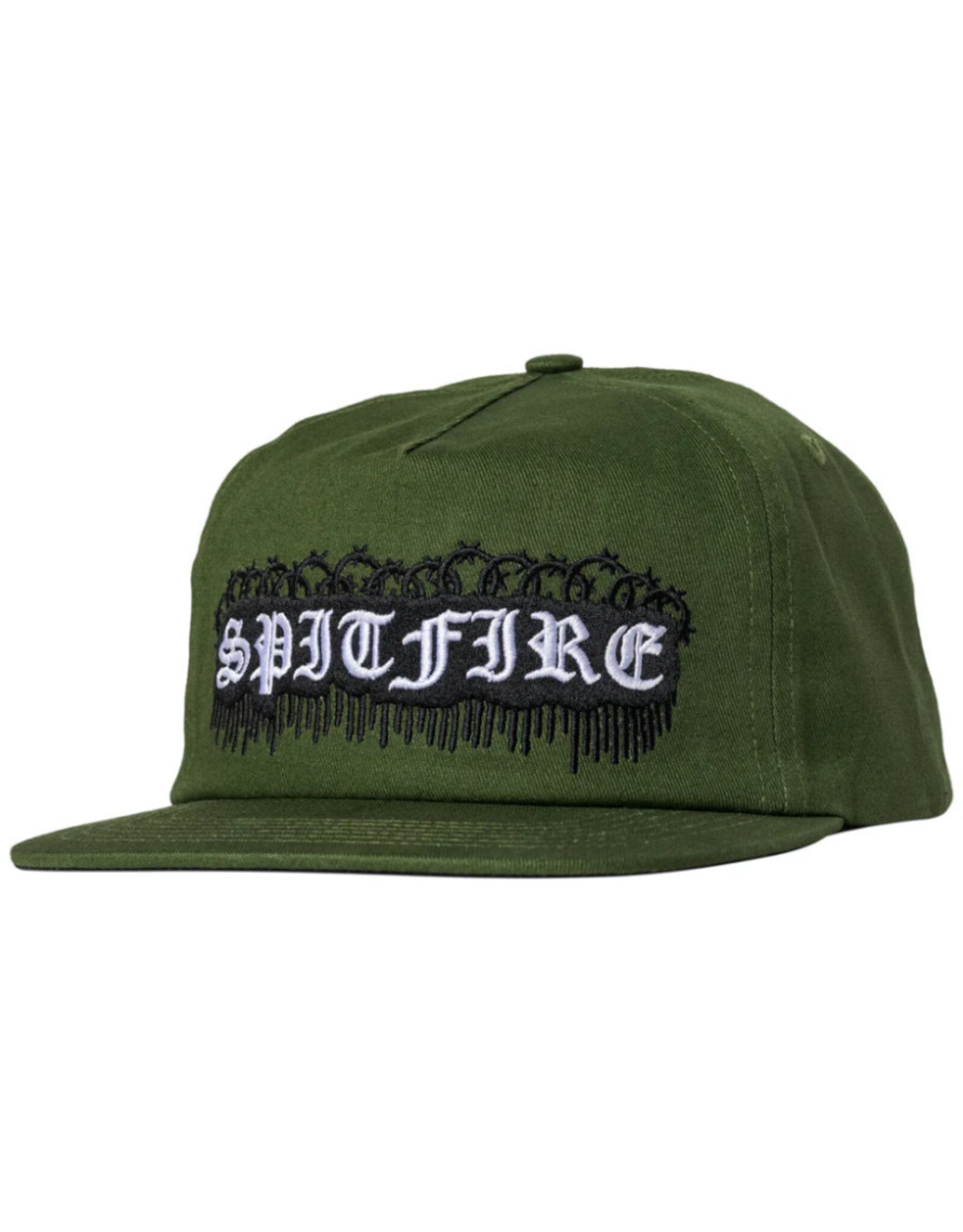 Spitfire Spitfire Hat Old E Barbed Snapback (Olive)