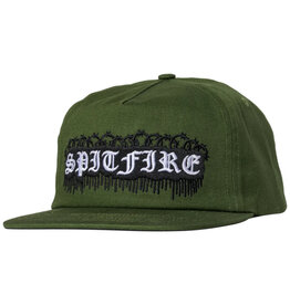 Spitfire Spitfire Hat Old E Barbed Snapback (Olive)