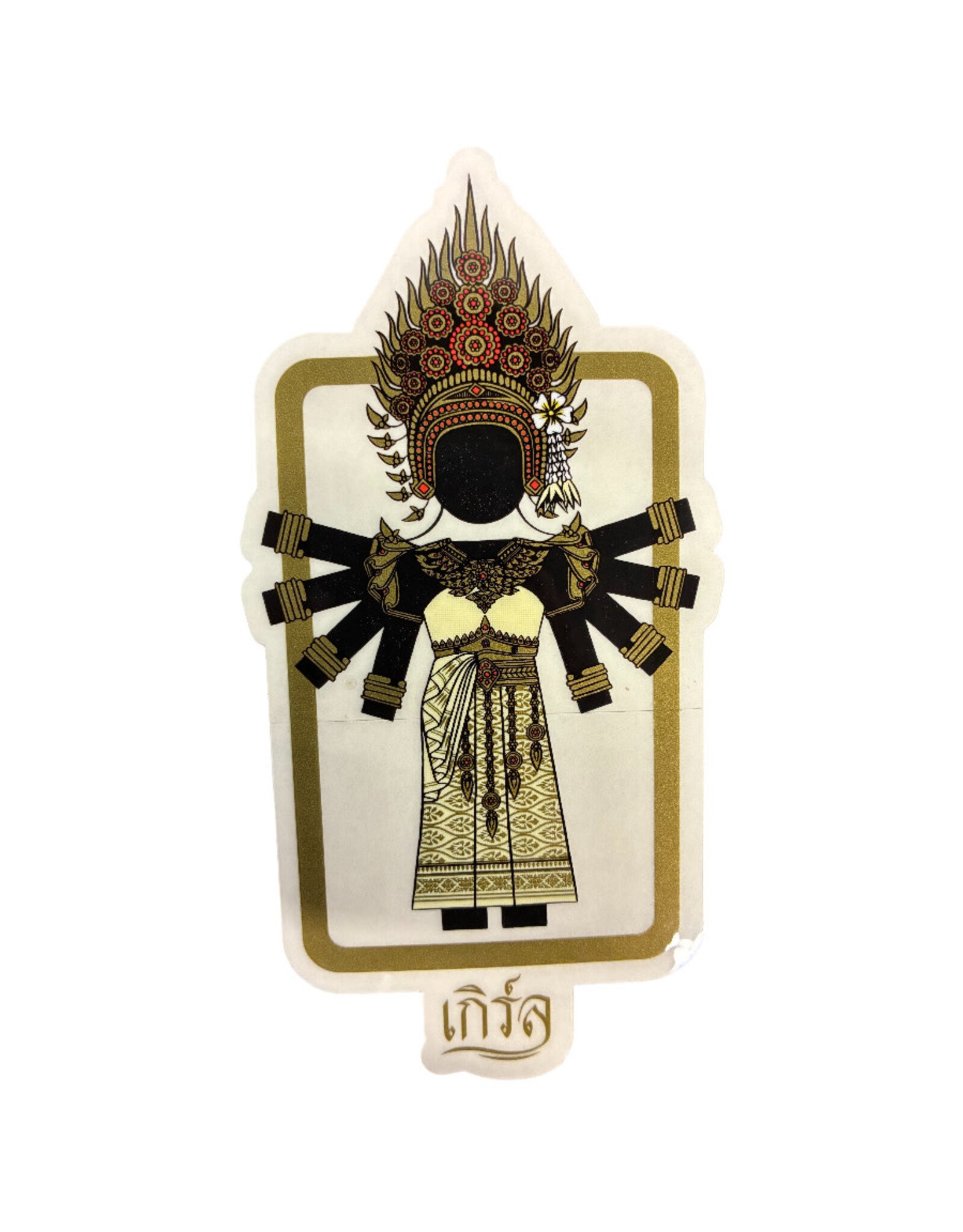 Girl Girl Sticker X Preduce Temple Goddess