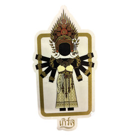 Girl Girl Sticker X Preduce Temple Goddess