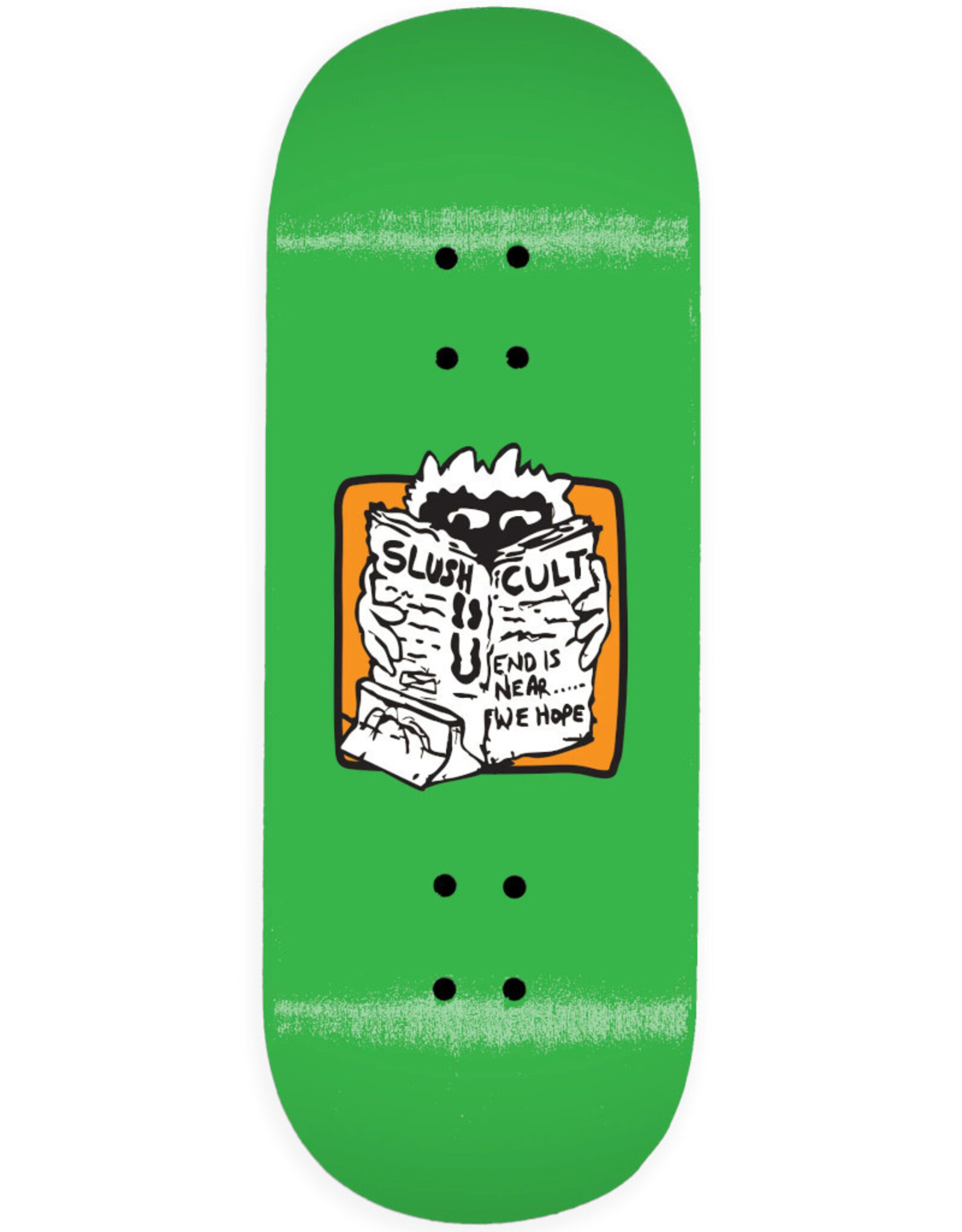 Slushcult Slushcult Deck Fingerboard Shop News 32mm (Green)