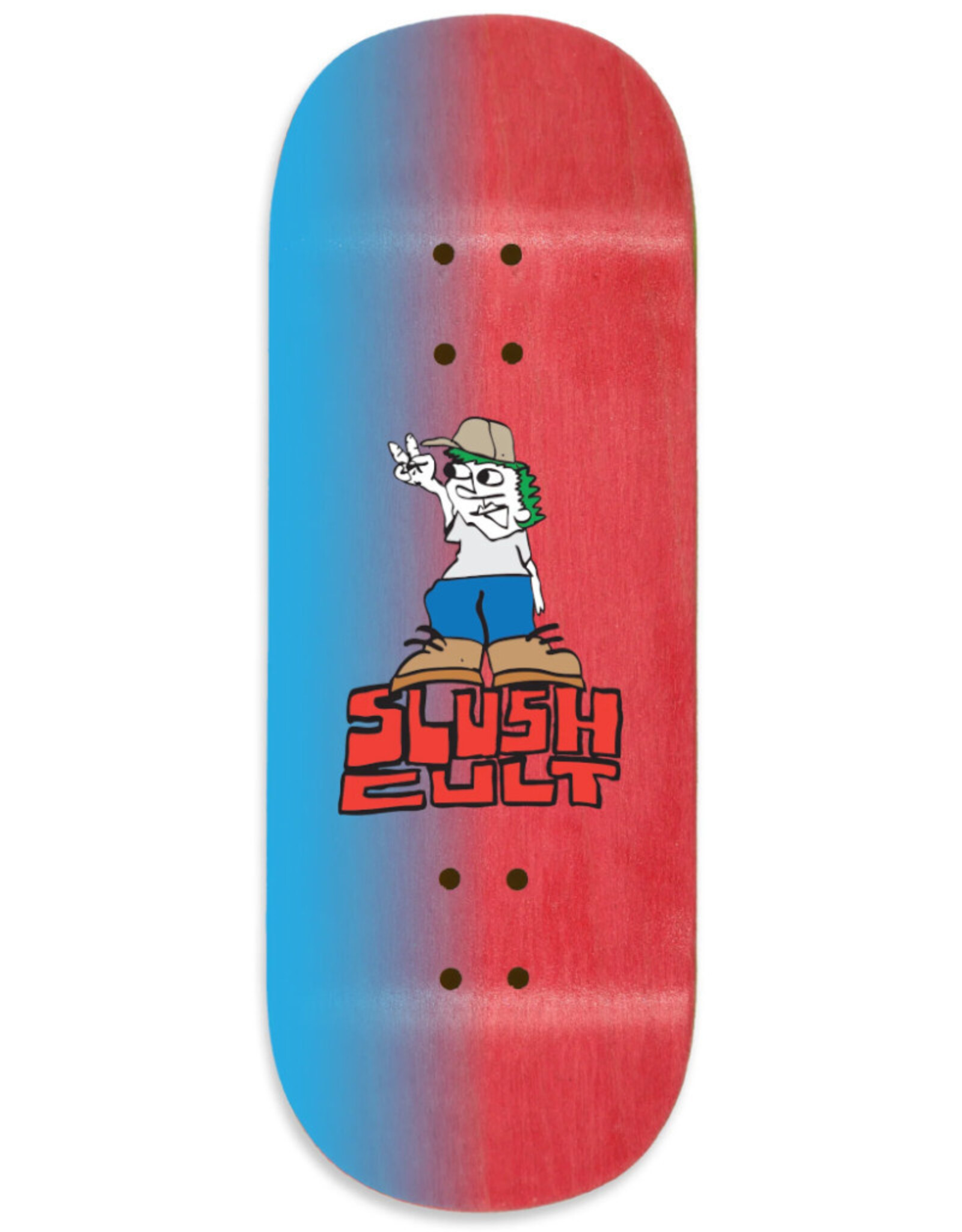 Slushcult Slushcult Deck Fingerboard Shop Dueces 34mm (Clear)