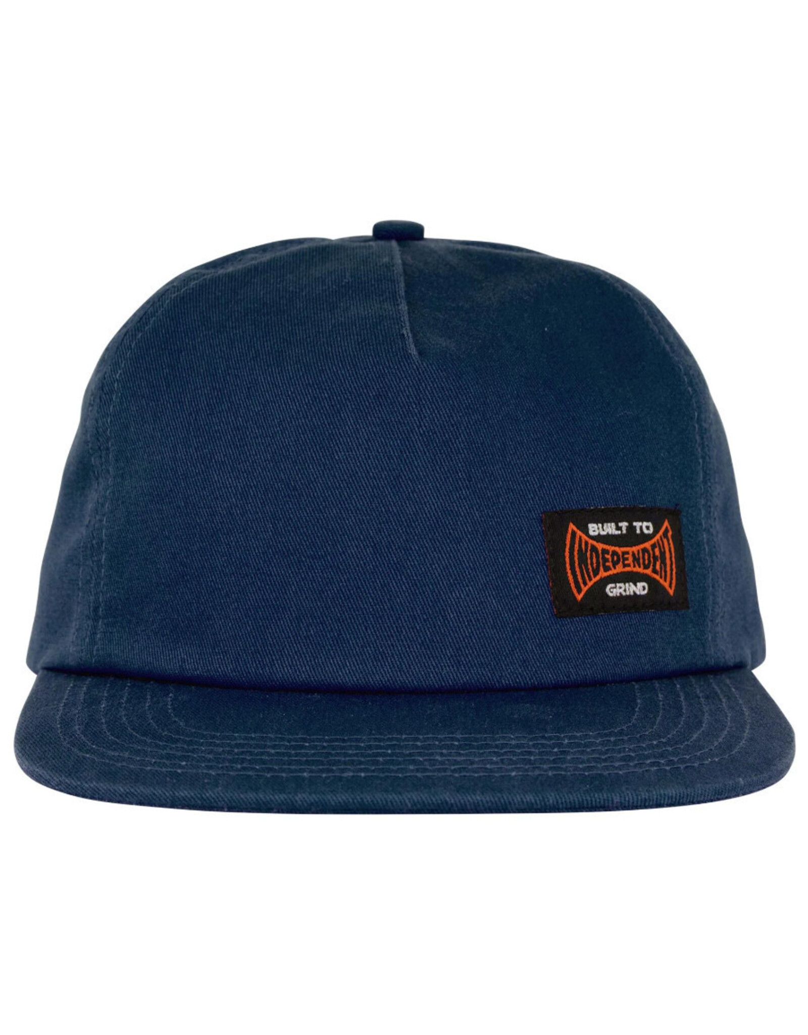 Independent Independent Hat Built To Grind Unstructured Snapback (Grey/Blue)