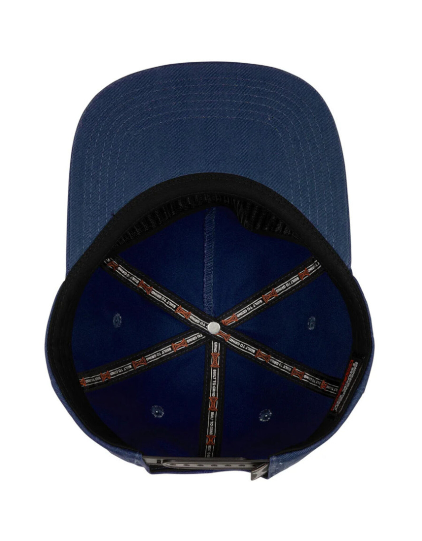 Independent Independent Hat Built To Grind Unstructured Snapback (Grey/Blue)