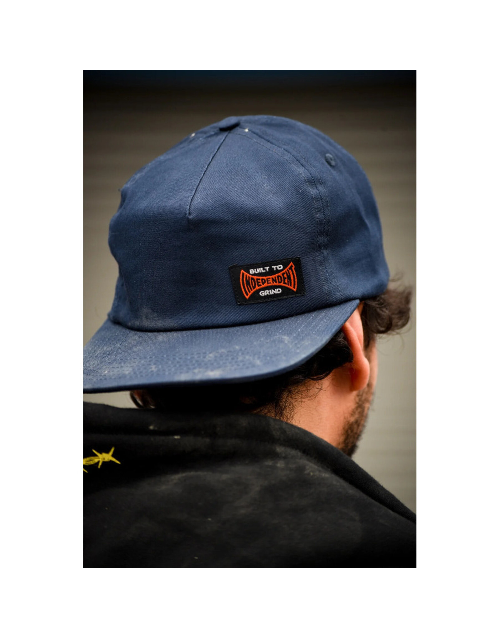 Independent Independent Hat Built To Grind Unstructured Snapback (Grey/Blue)