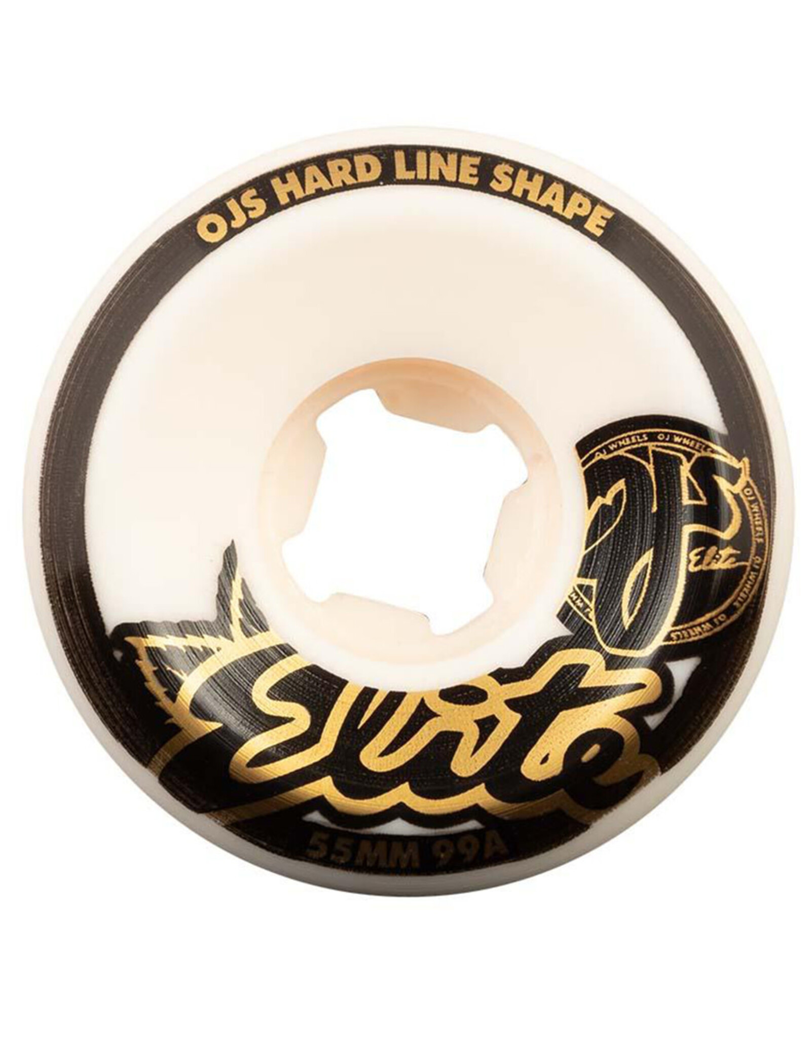 OJ Wheels OJ Wheels Team Elite Hardline White (55mm/99a)