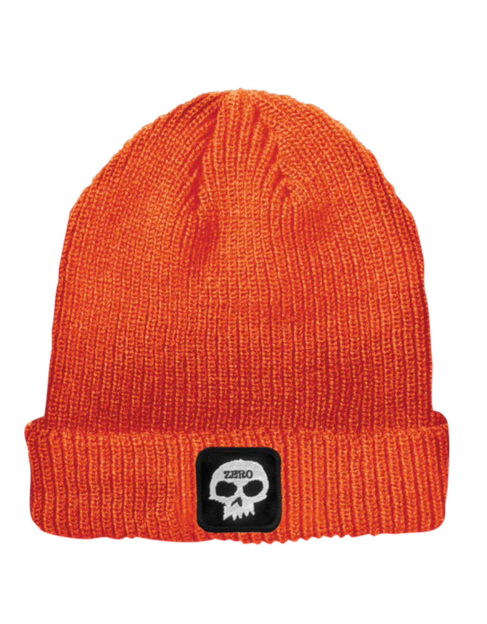 Zero Skateboards Zero Beanie Single Skull Patch Cuff (Orange)