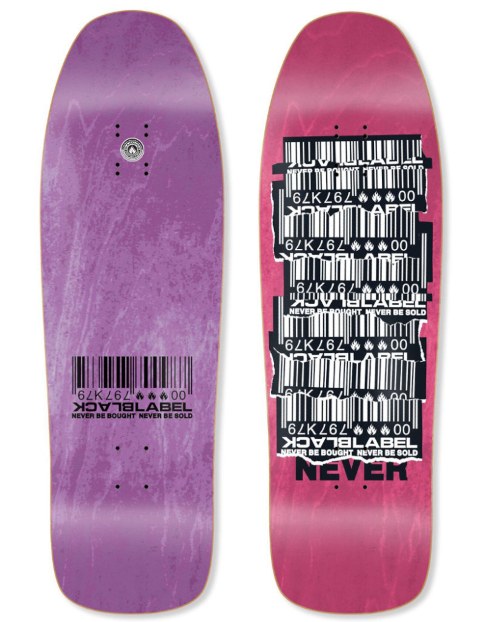 Black Label Black Label Deck Team Shredded Barcode (10.25)
