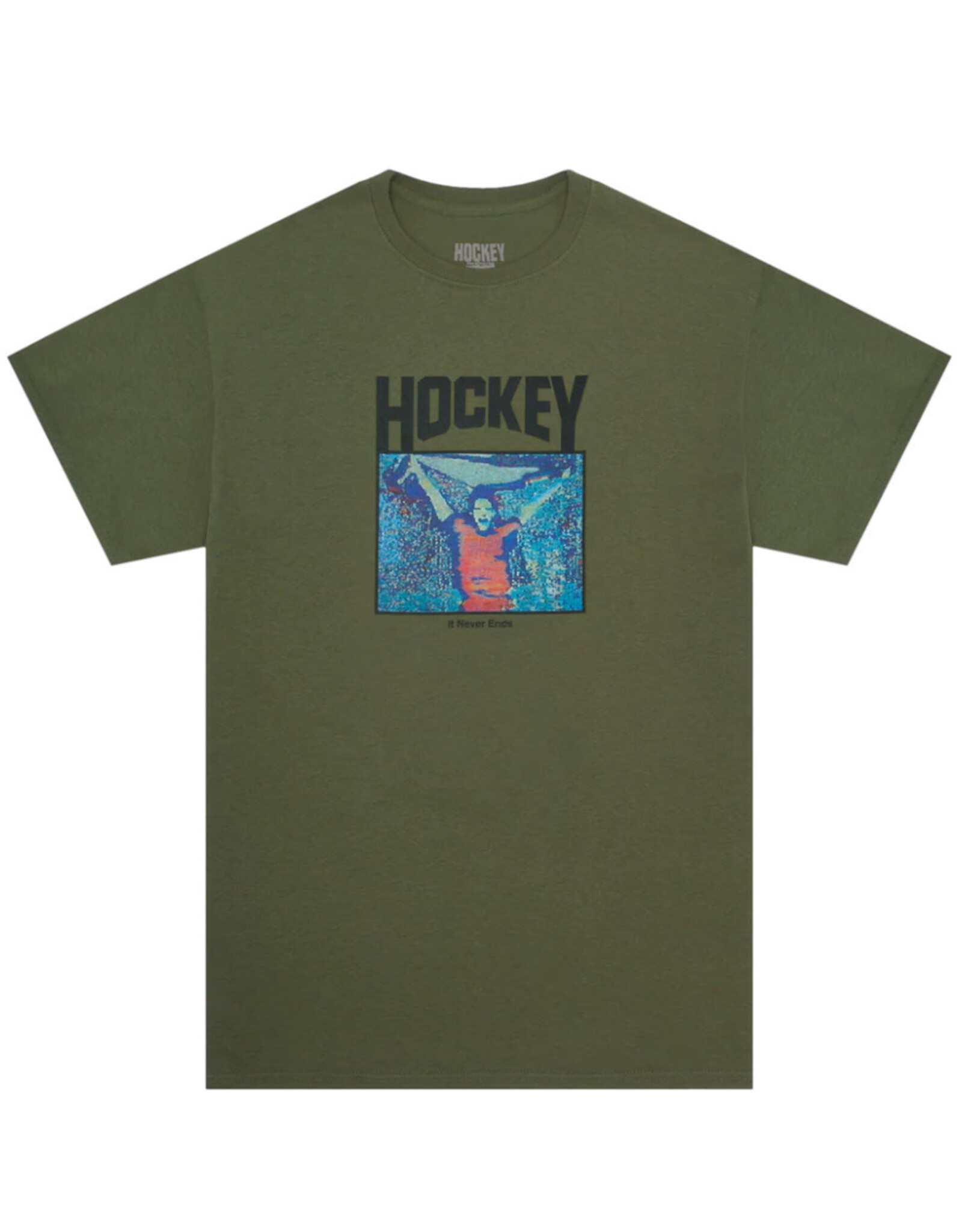Hockey Hockey Tee It Never Ends S/S (Army)