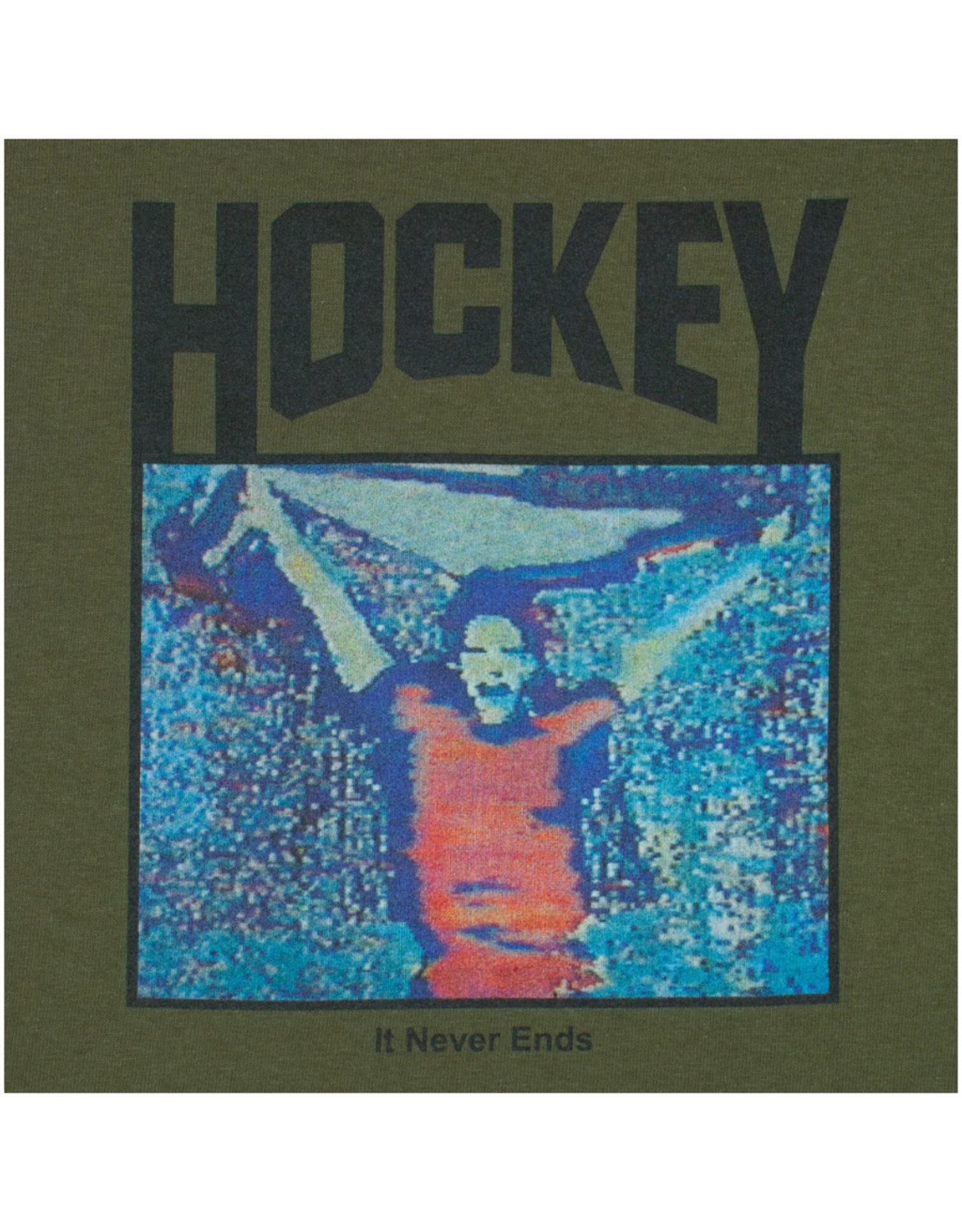 Hockey Hockey Tee It Never Ends S/S (Army)