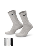 Nike SB Nike Socks Everyday Cushioned Crew Black/Grey/White Large (6-Pack)