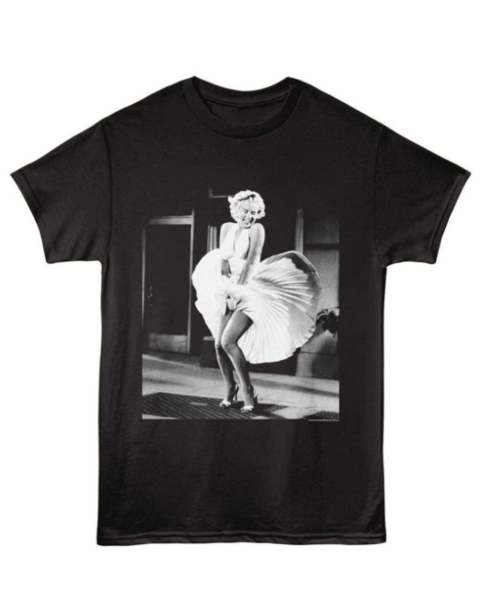 Star 500 Concert Series On Hollywood Tee Marilyn Monroe BW Dress S/S (Black)