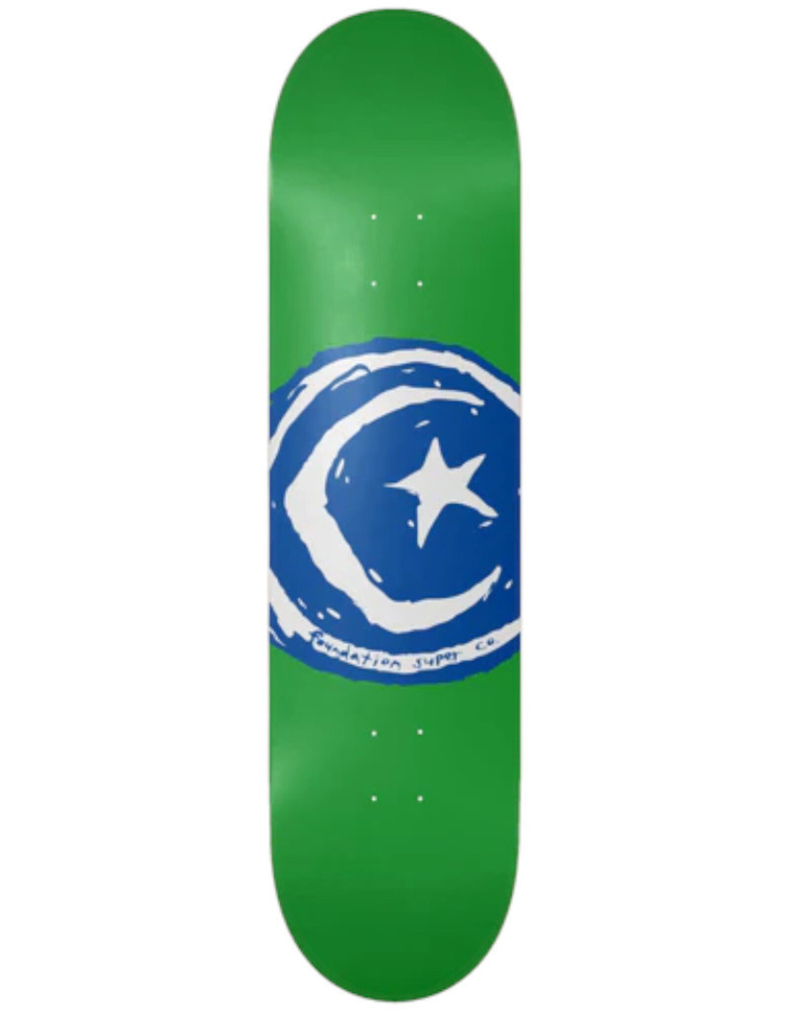 Foundation Foundation Deck Team Star And Moon Green (8.5)