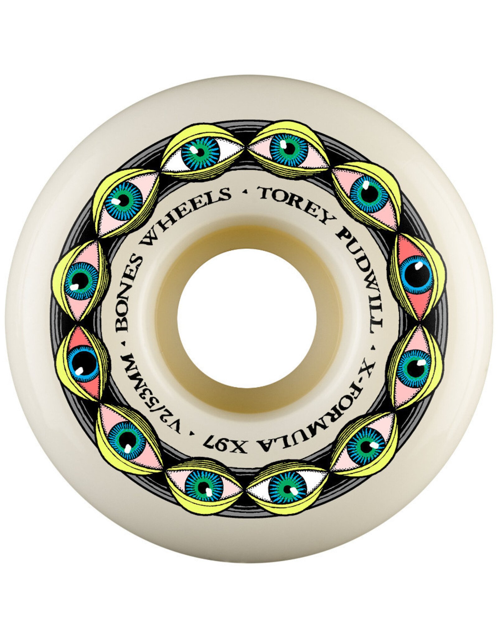 Bones Bones Wheels X97 Torey Pudwill Frying Eyes V2 Locks (53mm/97a)