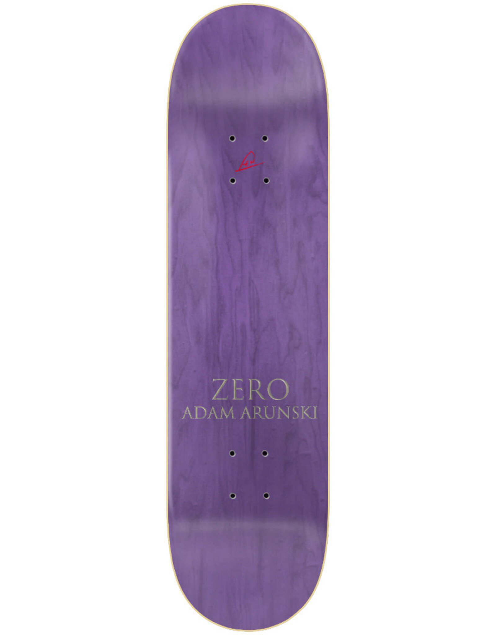 Zero Skateboards Zero Deck Lewandowski 3 Adam Arunski Fragility Of Life (8.25)