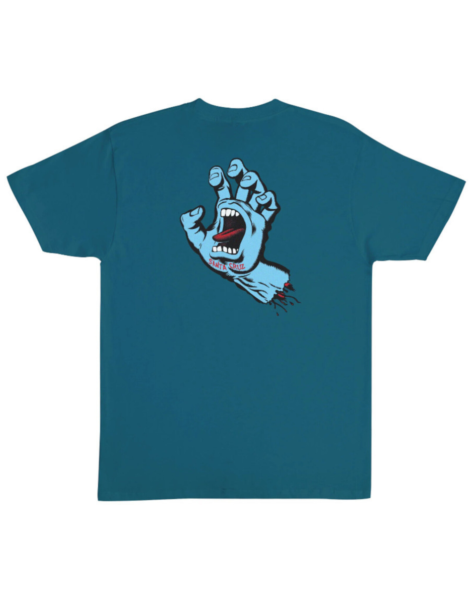 Santa Cruz Santa Cruz Tee Screaming Hand Heavyweight S/S (Galapagos Blue)