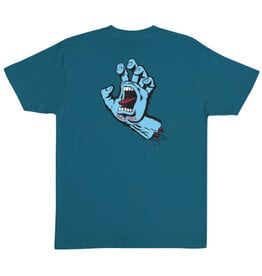 Santa Cruz Santa Cruz Tee Screaming Hand Heavyweight S/S (Galapagos Blue)