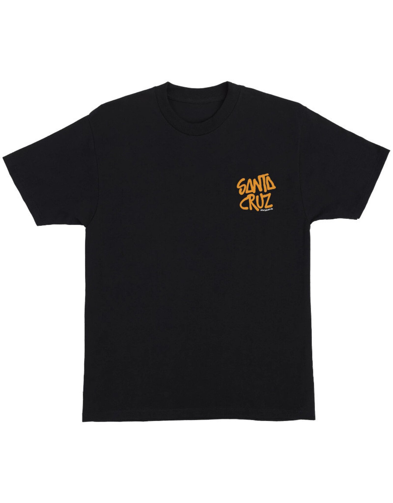 Santa Cruz Santa Cruz Tee Wood Cut Heavyweight S/S (Black)