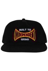 Independent Independent Hat Built To Grind Span Unstructured Snapback (Black)