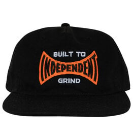 Independent Independent Hat Built To Grind Span Unstructured Snapback (Black)