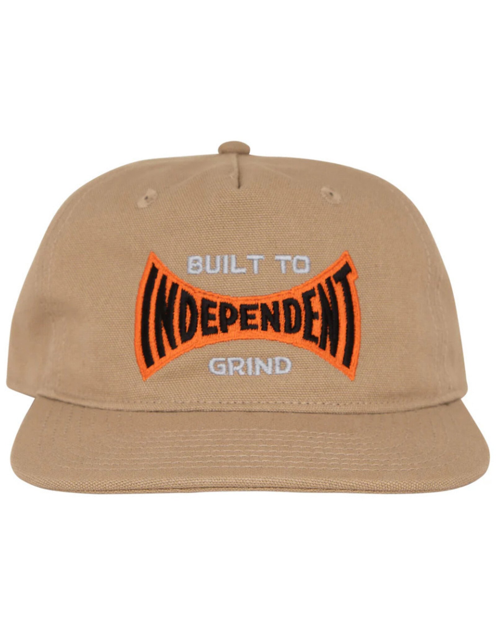 Independent Independent Hat Built To Grind Span Unstructured Snapback (Khaki)