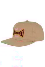 Independent Independent Hat Built To Grind Span Unstructured Snapback (Khaki)