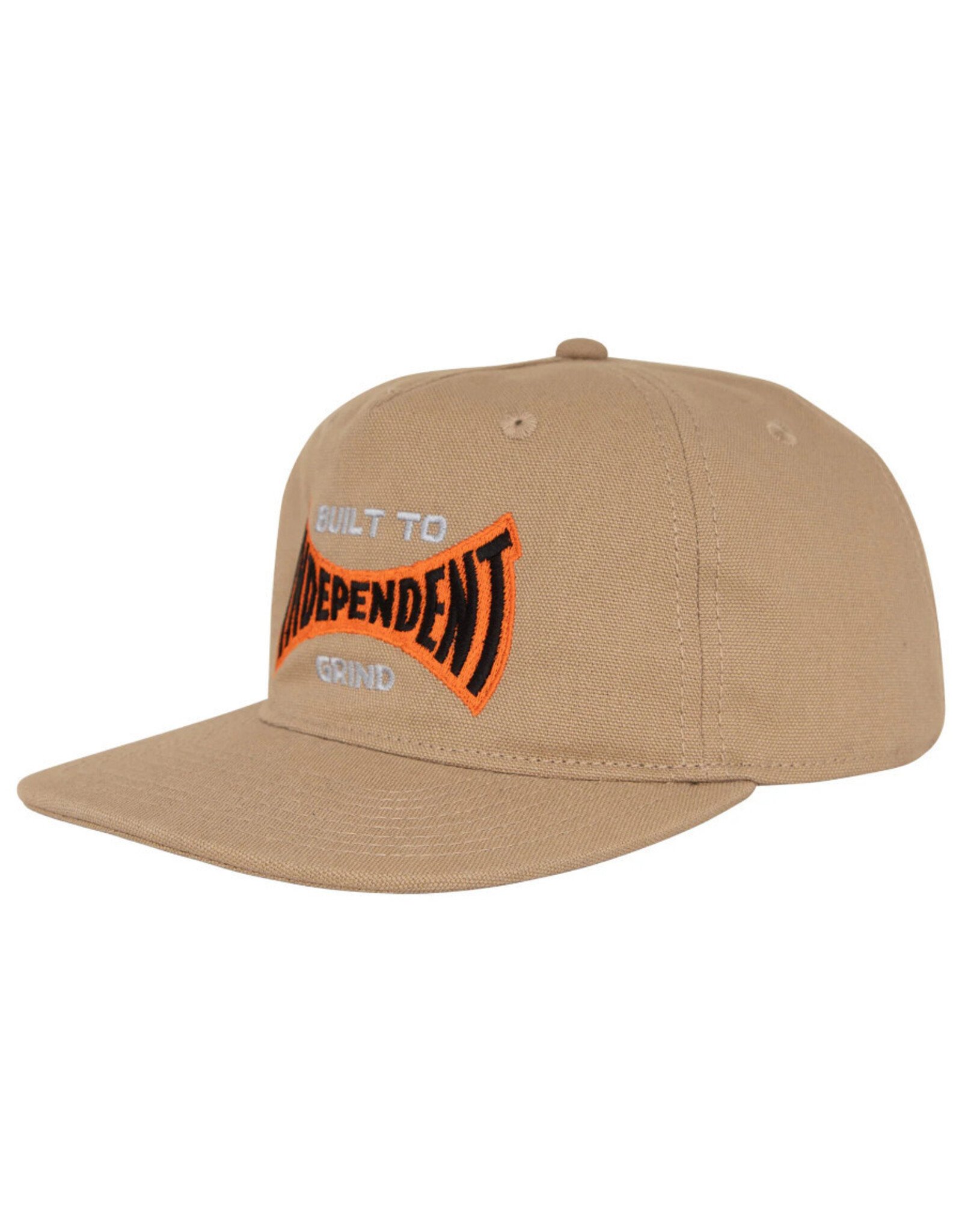 Independent Independent Hat Built To Grind Span Unstructured Snapback (Khaki)