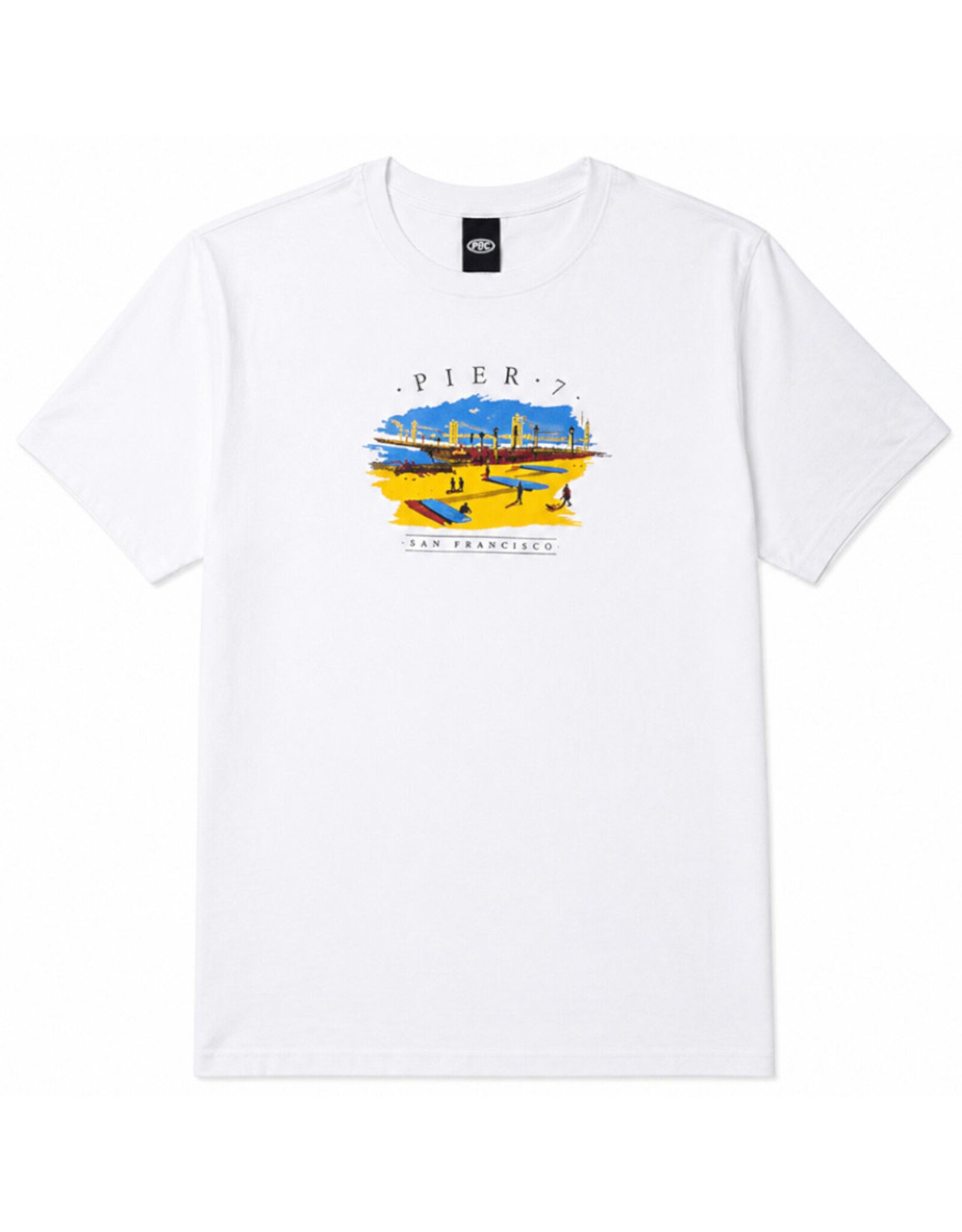 Real Real Tee Pier 7 S/S (White/Multi)
