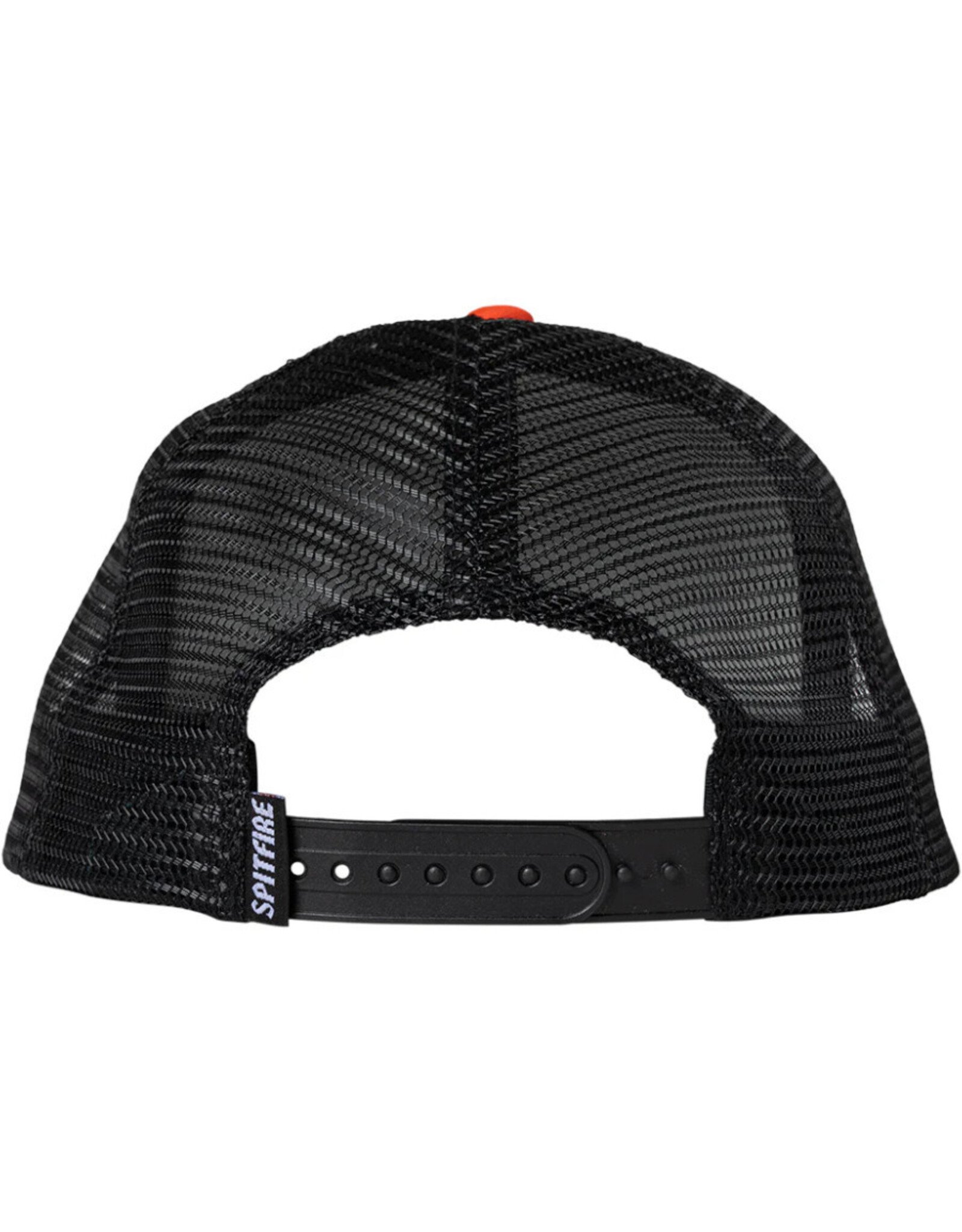 Spitfire Spitfire Hat Old E Drop Trucker Snapback (Black/Red)