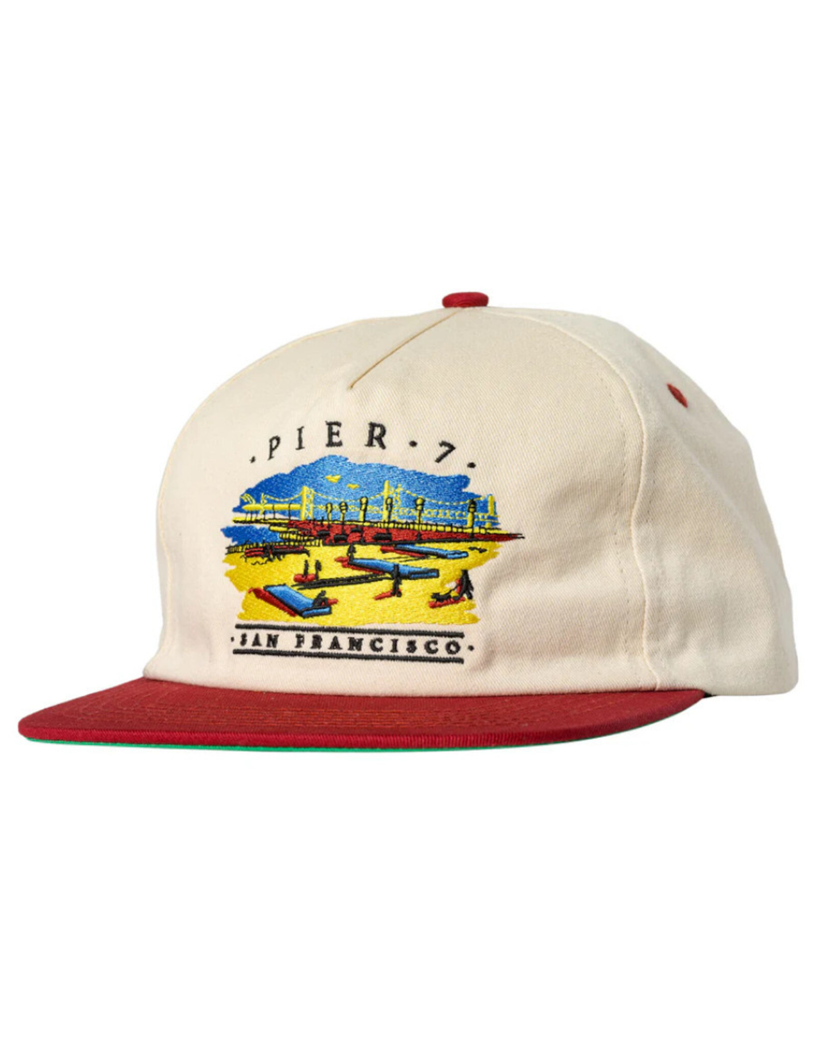 Real Real Hat Pier 7 Snapback (Natural)