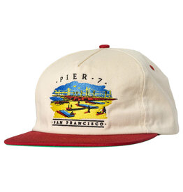 Real Real Hat Pier 7 Snapback (Natural)