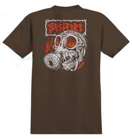 Spitfire Spitfire Tee Gas Mask S/S (Dark Chocolate/Multi)
