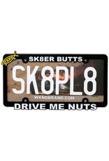 Wknd Skateboards Wknd License Plate Drive Me Nuts (Black)