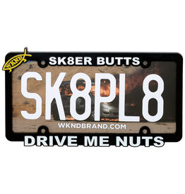 Wknd Skateboards Wknd License Plate Drive Me Nuts (Black)