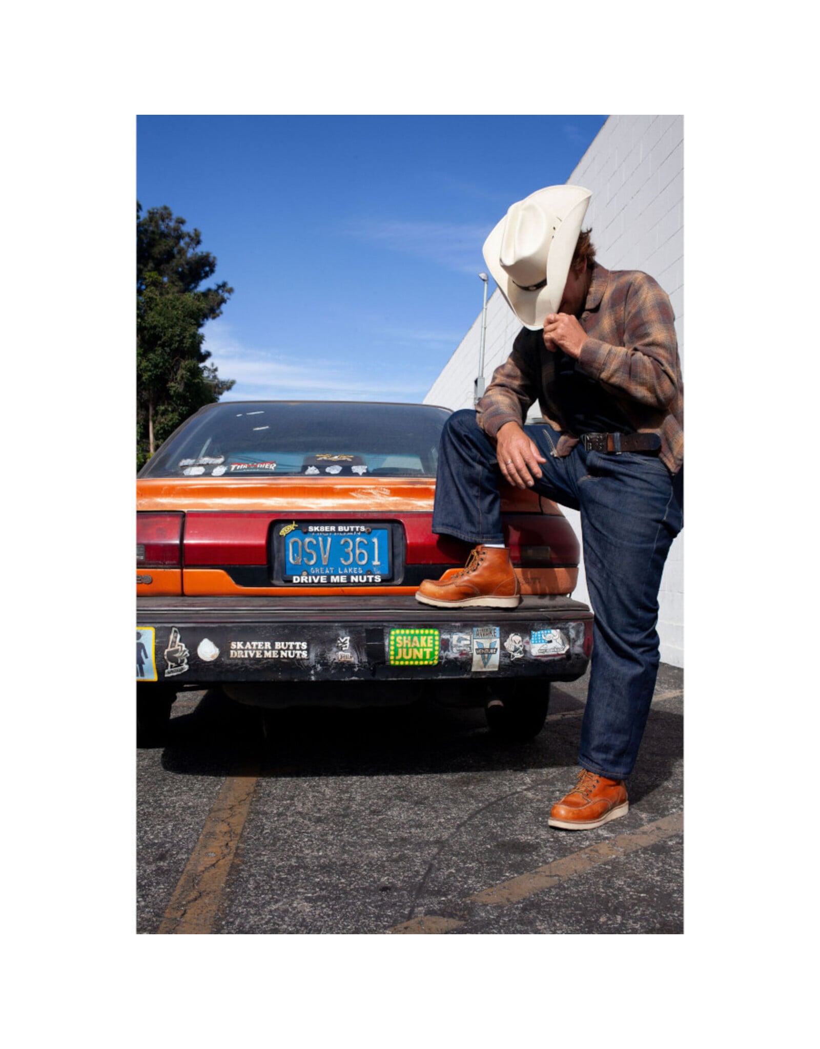 Wknd Skateboards Wknd License Plate Drive Me Nuts (Black)