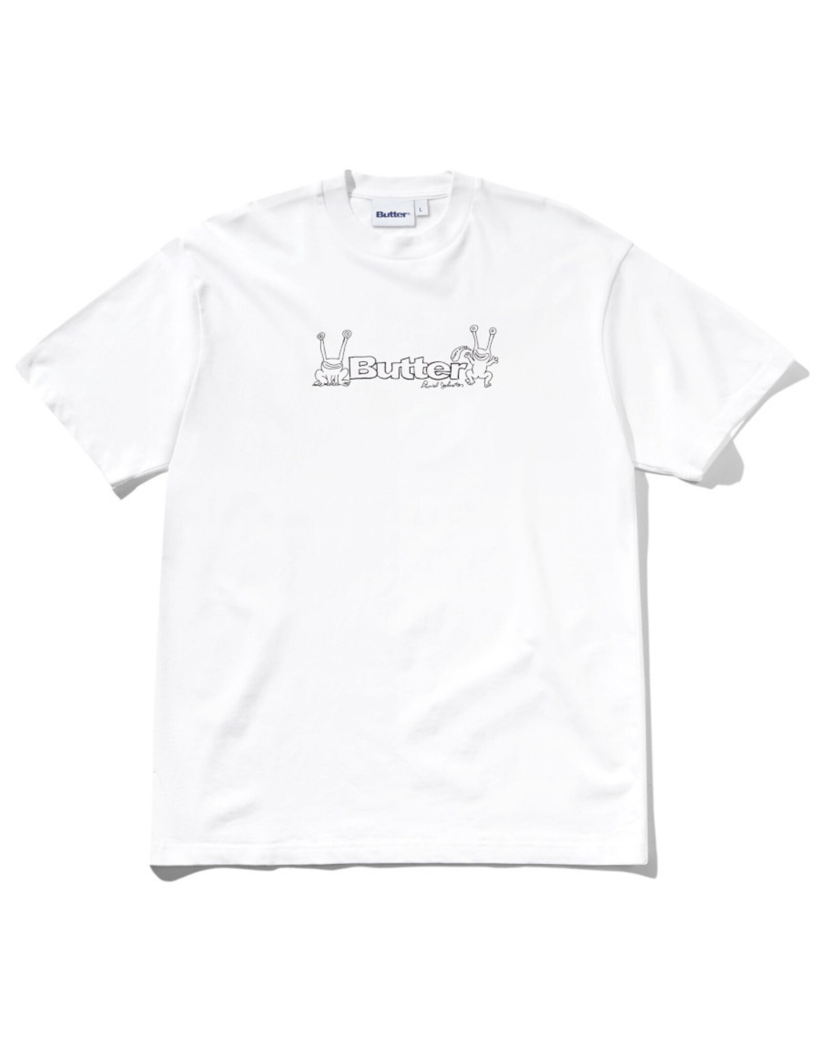 Butter Goods Butter Goods Tee X Daniel Johnston Frog Logo S/S (White)