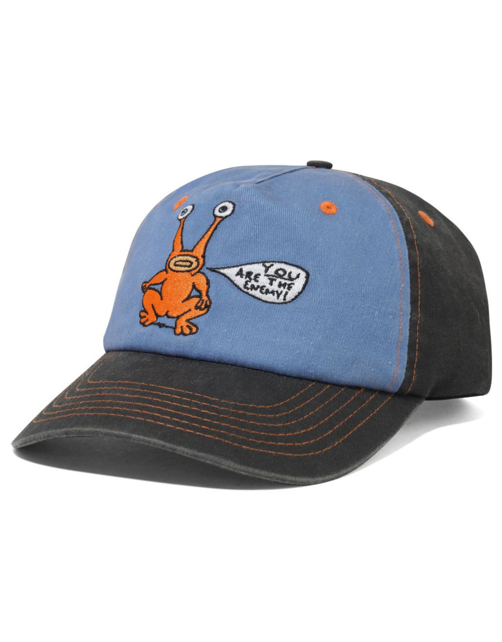 Butter Goods Butter Goods Hat X Daniel Johnston Enemy 5 Panel Strapback (Black/Slate)