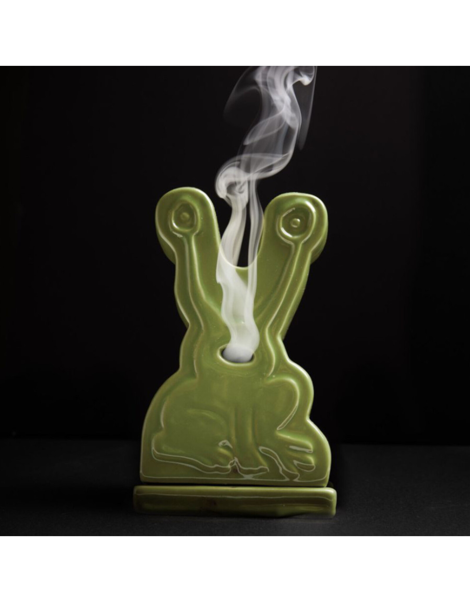 Butter Goods Butter Goods Hat X Daniel Johnston Incense Holder Frog Ceramic (Light Green)