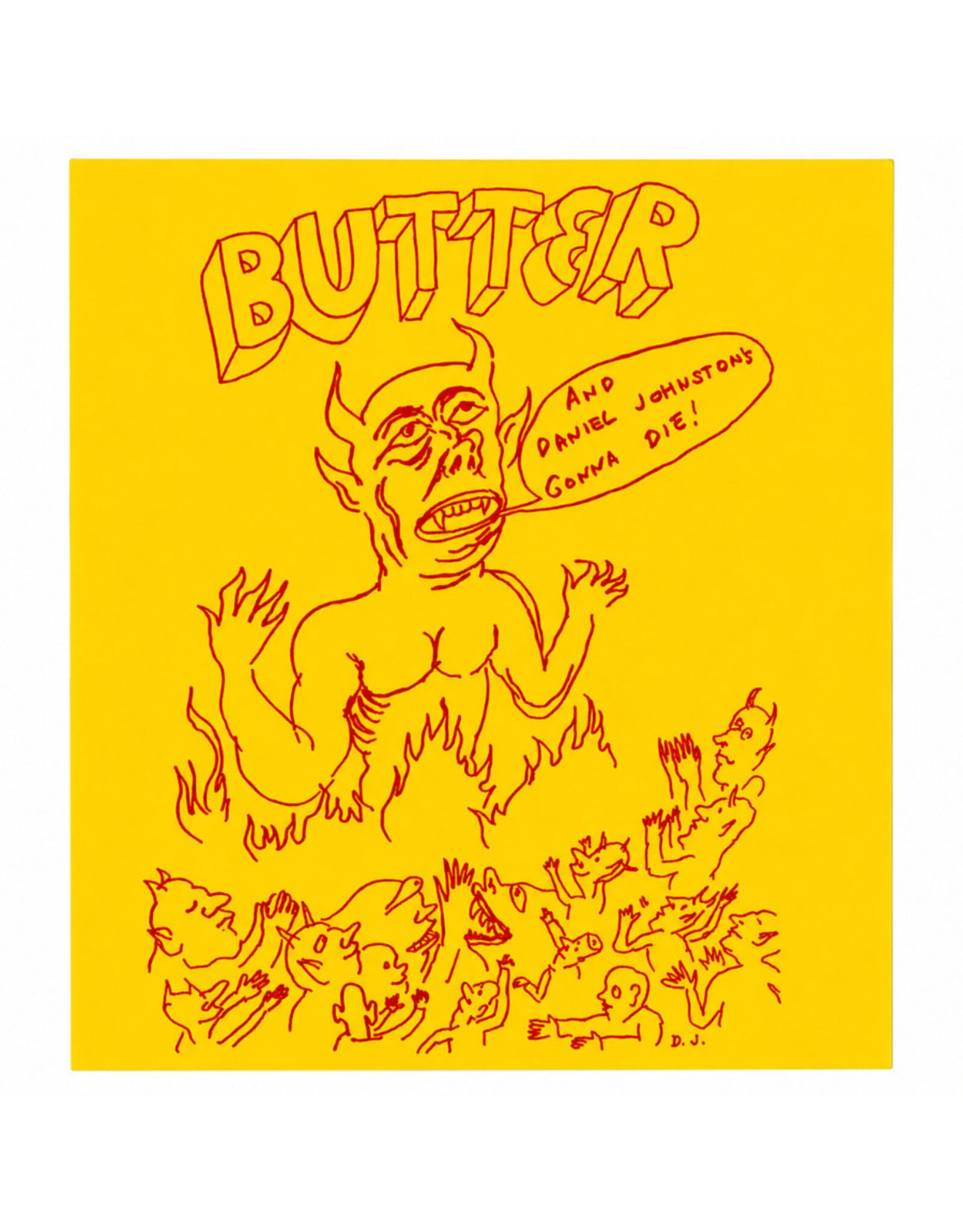 Butter Goods Butter Goods Sticker X Daniel Johnston Die