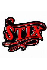 Stix SGV Stix SGV Sticker Vintage Sign 4" (Red/Black)