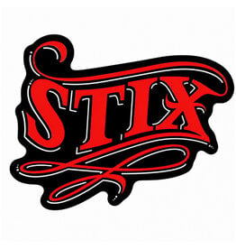 Stix SGV Stix SGV Sticker Vintage Sign 4" (Red/Black)