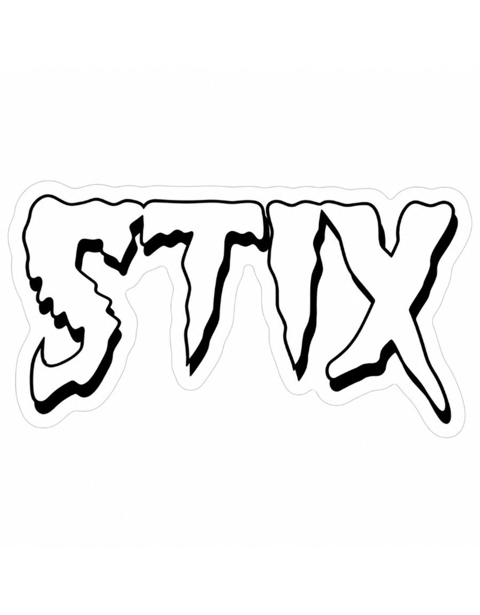 Stix SGV Stix SGV Sticker Bad People 4" (White/Black)
