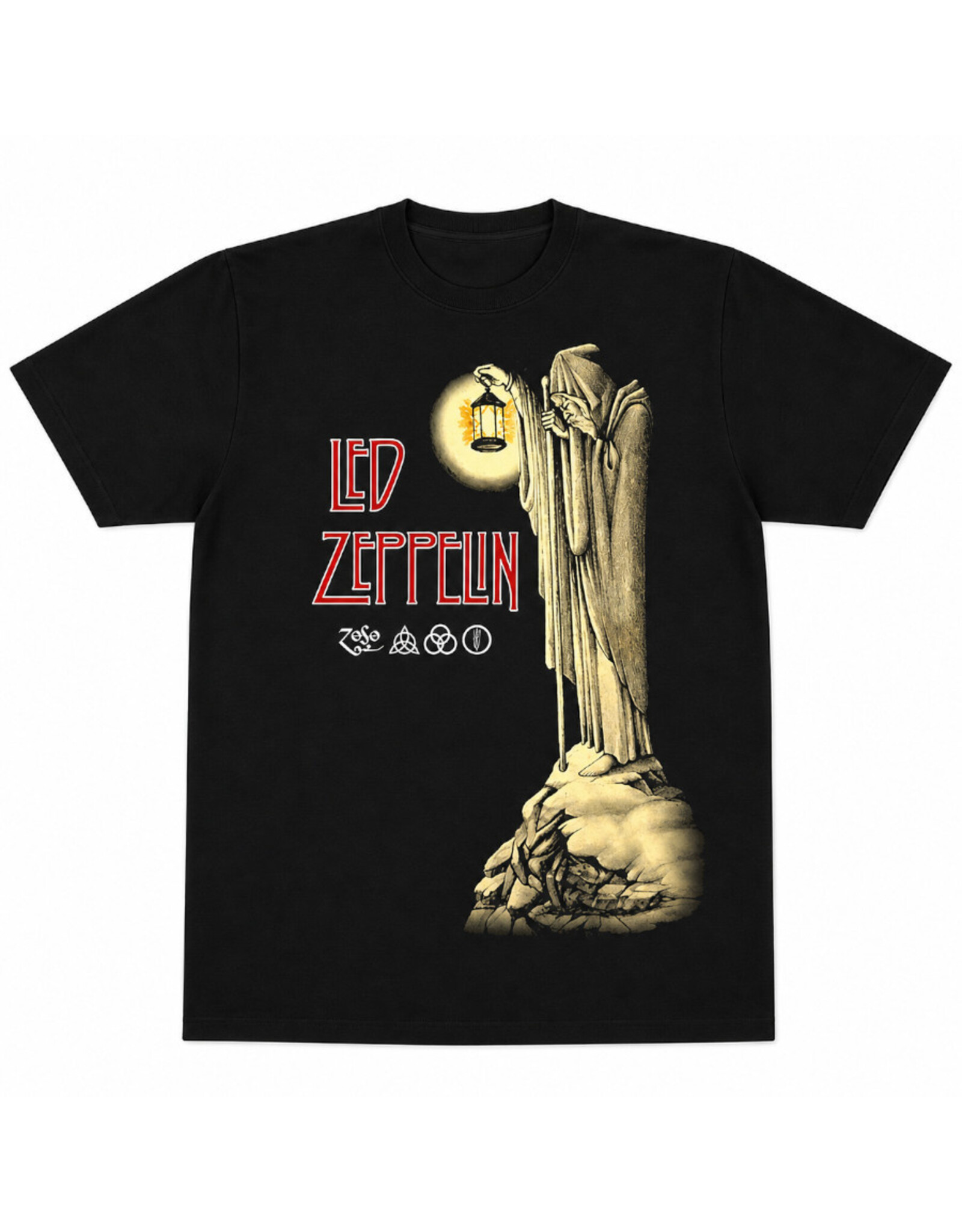 Star 500 Concert Series On Hollywood Tee Led Zeppelin Hermit S/S (Black)