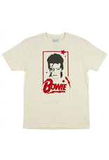 Star 500 Concert Series On Hollywood Tee David Bowie Aladdin Frame S/S (Cream)