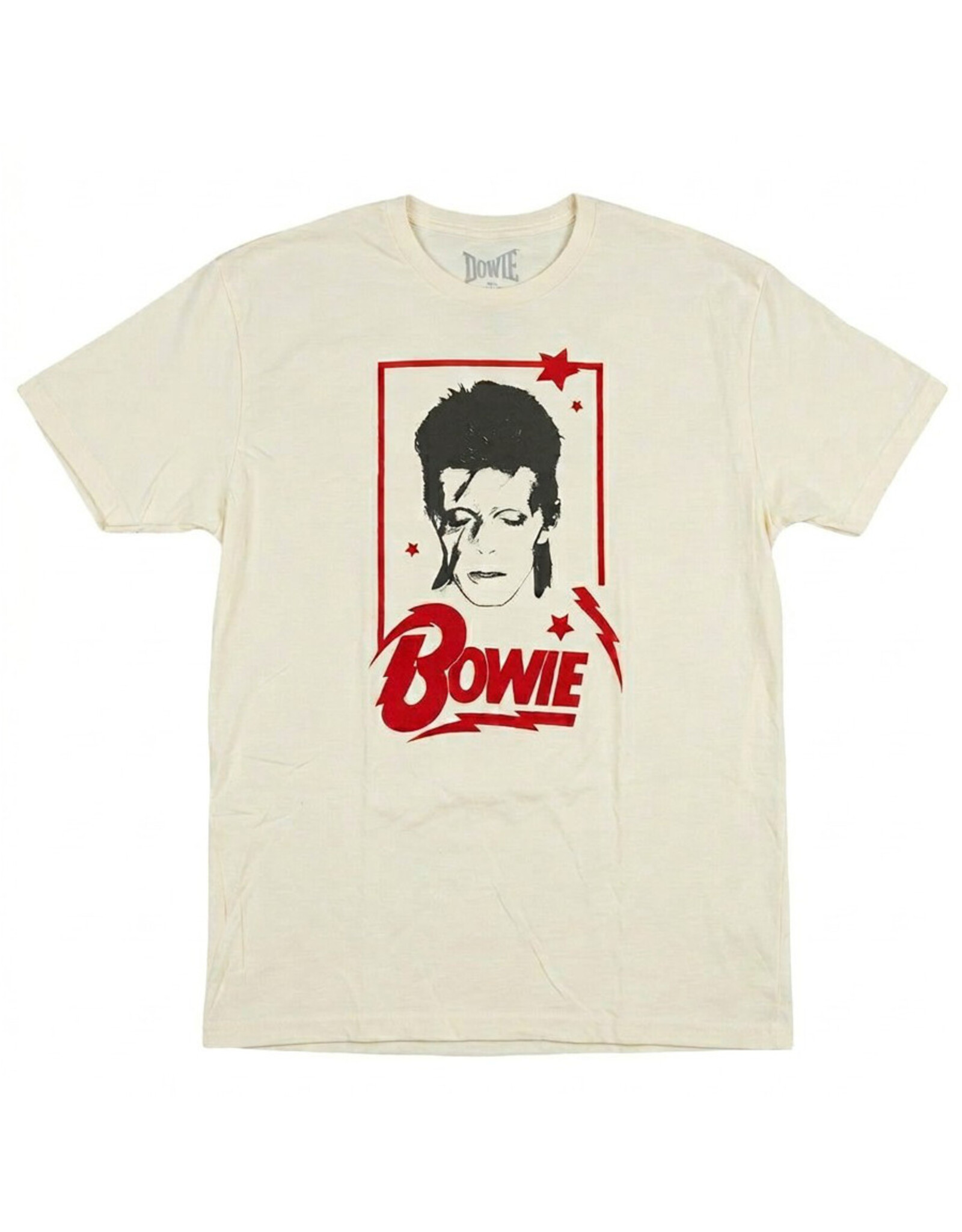 Star 500 Concert Series On Hollywood Tee David Bowie Aladdin Frame S/S (Cream)