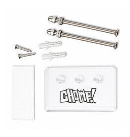 Chomp Chomp Skate Deck Wall Hanger (Clear)