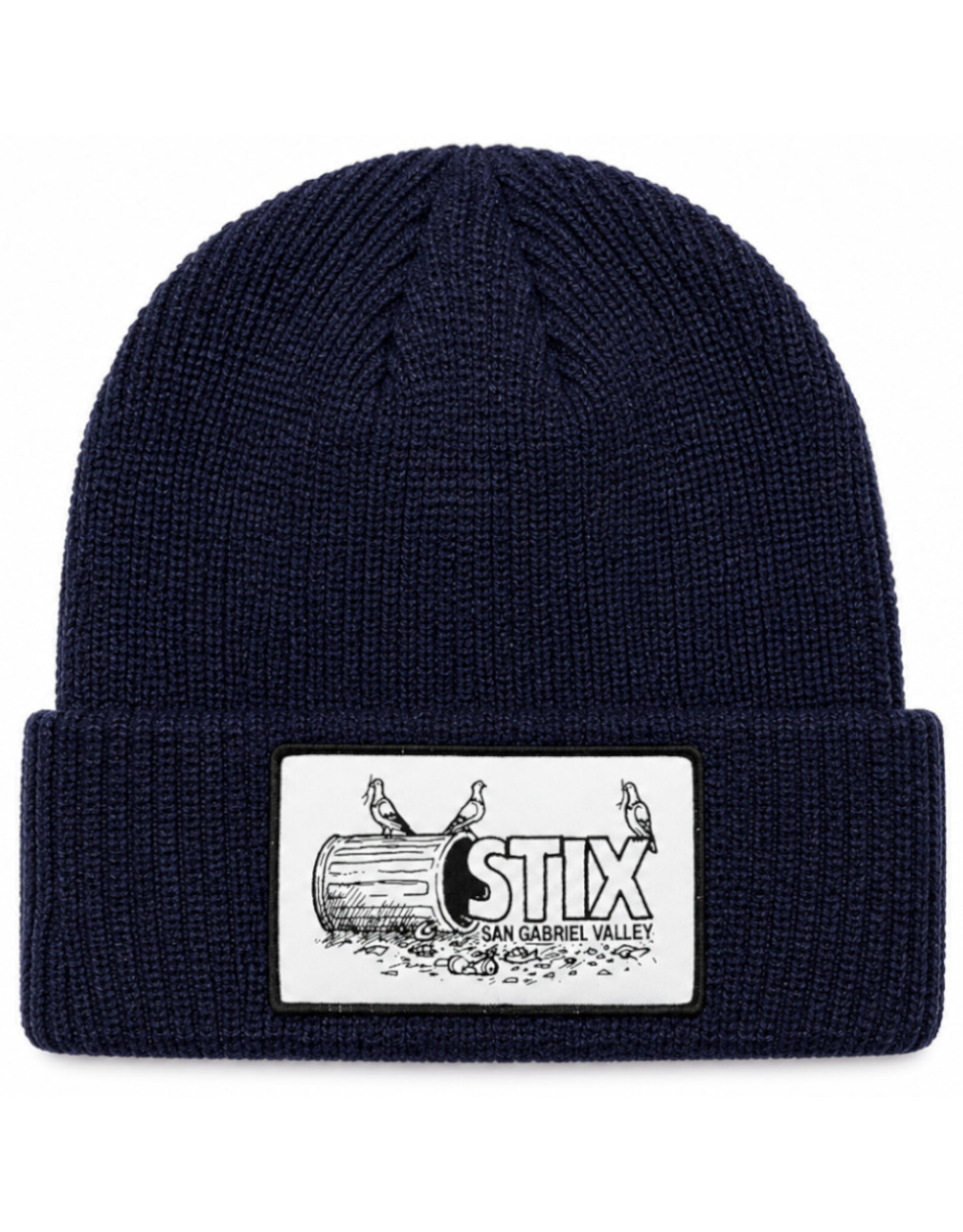 Stix SGV Stix SGV Beanie Francis Pigeons Patch Cuff (Navy)